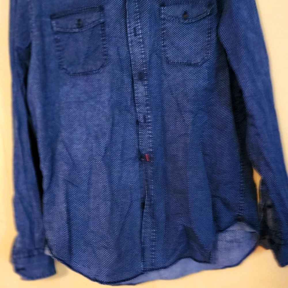 MBX Large Denim button down shirt.